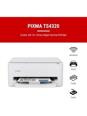 Canon All-in-One Inkjet Printer in White